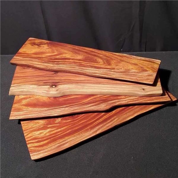 4 Acacia Wood Charcuterie Boards