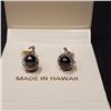 Image 2 : Black Tahitian Pearl Earrings