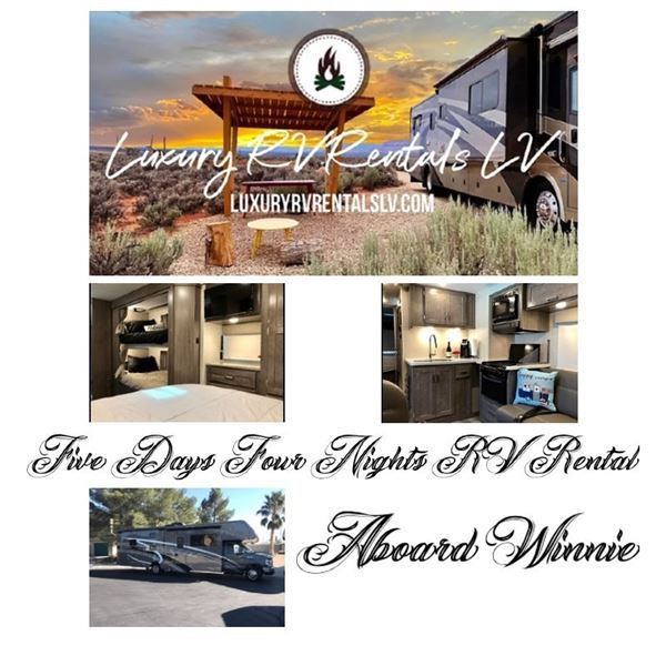 Five Day, Four Night Luxury RV Rental Las Vegas