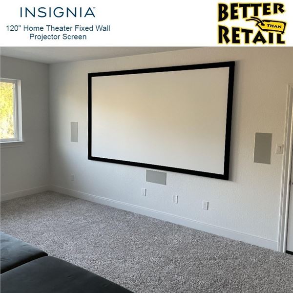 Insignia 120" Home Theater Projection Screen