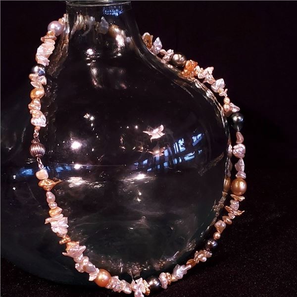 Two 14-17mm Keshi South Sea Pearl Necklaces $15,000 Value!!!