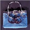 Image 1 : Denim Jean Purse and Sunglasses