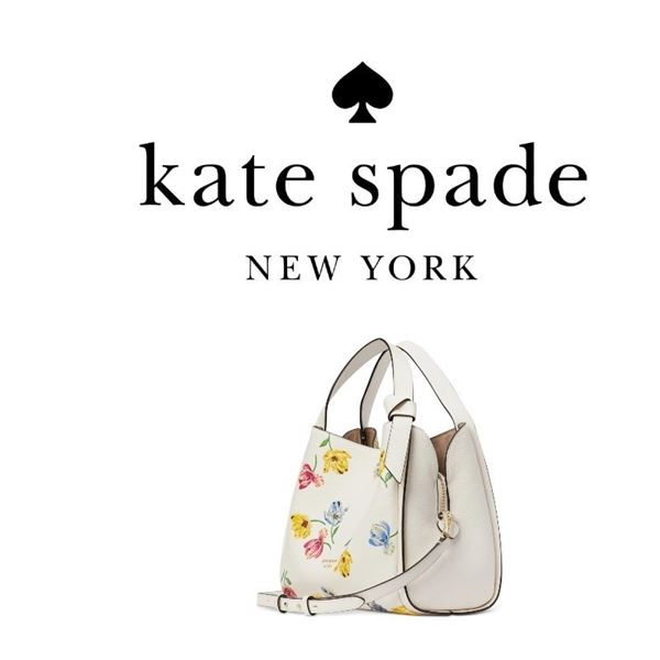 Kate Spade Tulip Print Crossbody Tote with Sunglasses