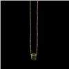 Image 2 : Gold Plated Aqua Quartz Pendant Necklace