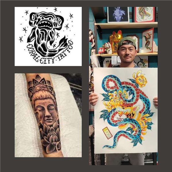 $200 Gift Certificate Towards a Tattoo Artist Michael Amaral