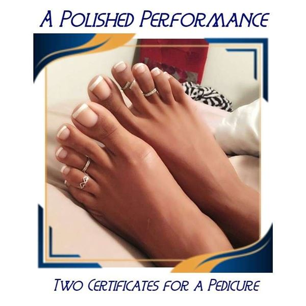 Two Gift Certificates for One Pedicure Each