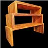 Image 1 : Set of Three Small Koa Wood Shelves