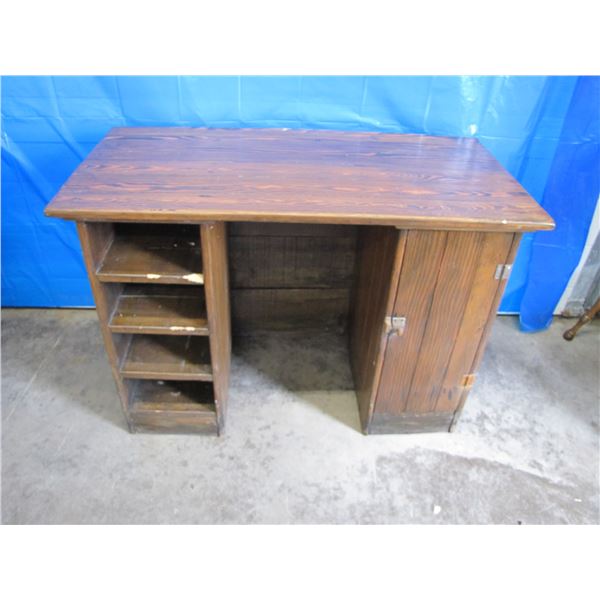Primitive wood desk