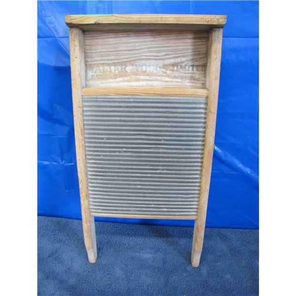 tin washboard manufactured by Walter woods limited