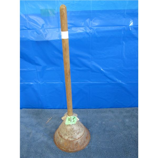 Antique tin speed washer