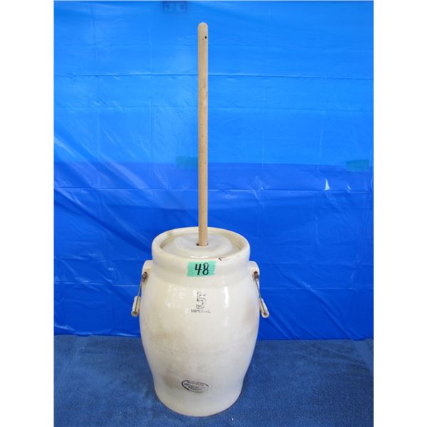 Medalta Potteries limited 5 gallon  stone ware butter churn