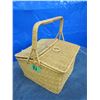 Image 1 : Wicker picnic basket Has been repaired