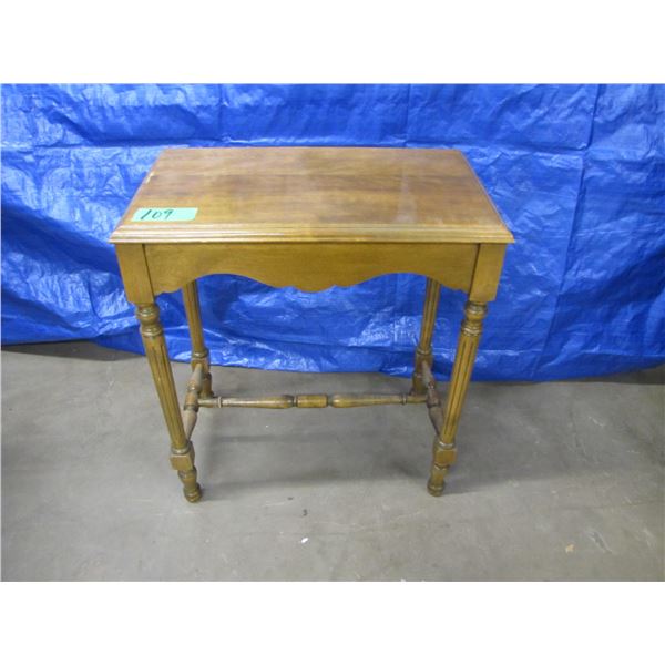 wood occasional / side table with minor damage