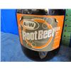 Image 3 : Set of two A&W root beer one gallon finger glass jugs with paper labels