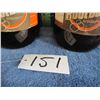 Image 9 : Set of two A&W root beer one gallon finger glass jugs with paper labels
