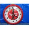 Image 1 : Coca-Cola advertising clock battery operated