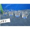 Image 4 : Collection of "lowball" and other glasses
