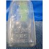 Image 4 : clear glad bottle embossed --  1 pound pure honey