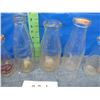 Image 3 : Collection of pint glass milk jugs embossed and various labels
