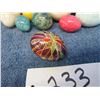 Image 2 : Collection of marble eggs and one hand painted egg