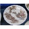 Image 10 : Partial dinnerware place setting - the old mill - made in England - country days - by Ridgeway and t