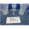 Image 8 : Lot of three various crystal vases