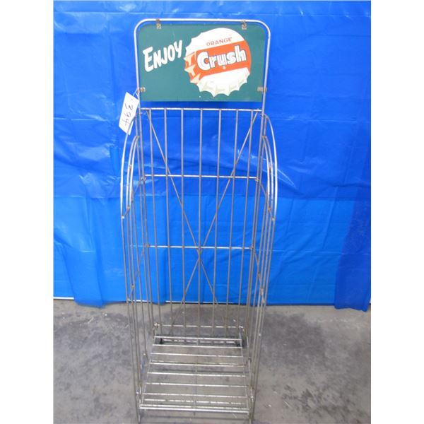 Enjoy orange crush advertising stand double sided sign