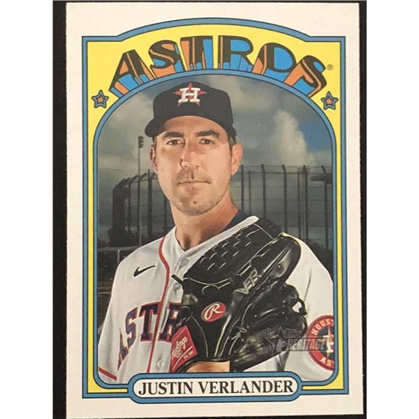2021 TOPPS HERITAGE Justin Verlander