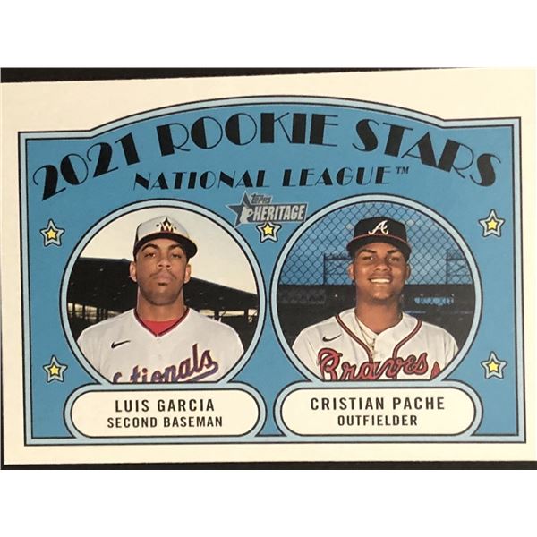 2021 TOPPS HERITAGE Luis Garcia (RC)