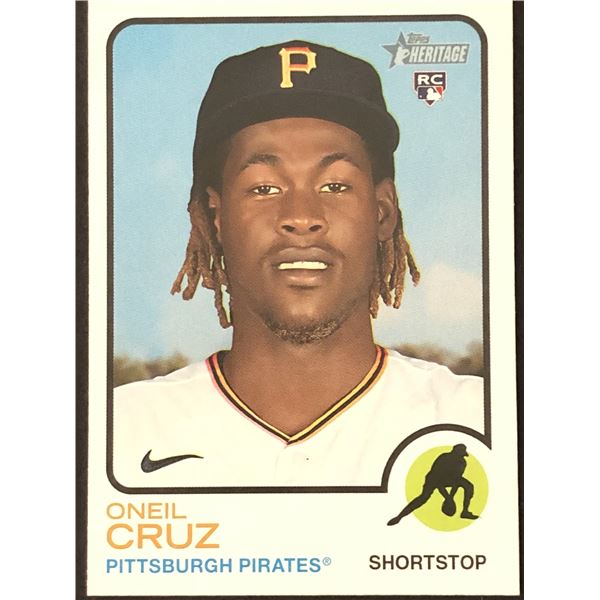 2022 TOPPS HERITAGE Oneil Cruz RC