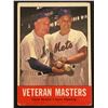 Image 1 : 1963 TOPPS Casey Stengel SP (HOF)