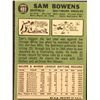 Image 2 : 1967 TOPPS Sam Bowens
