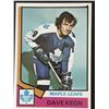 Image 1 : 1974-75 TOPPS Dave Keon (HOF)