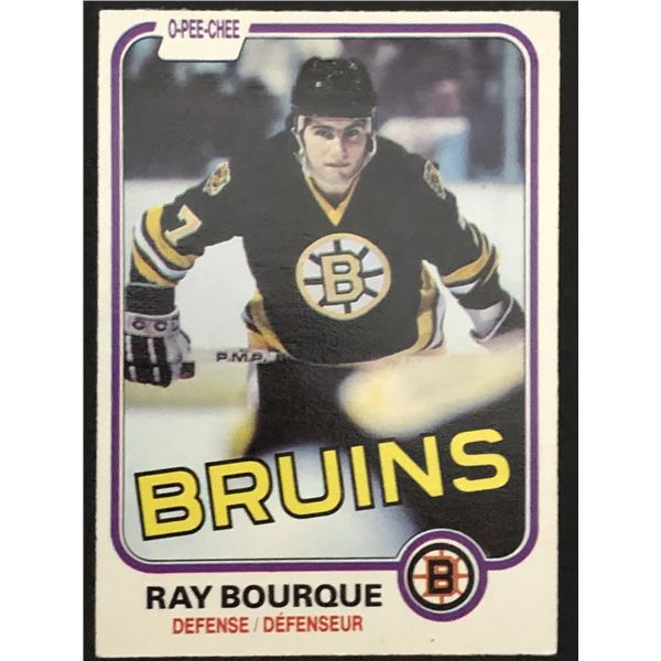 1981-82 O-PEE-CHEE Ray Bourque (HOF)