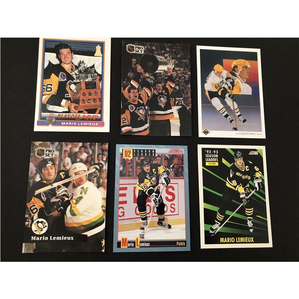 Mario Lemieux collection (6 cards)