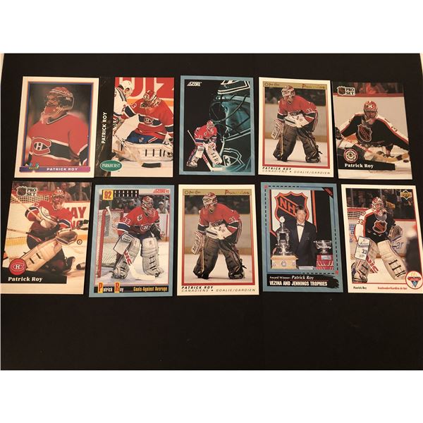 Patrick Roy collection (10 cards)