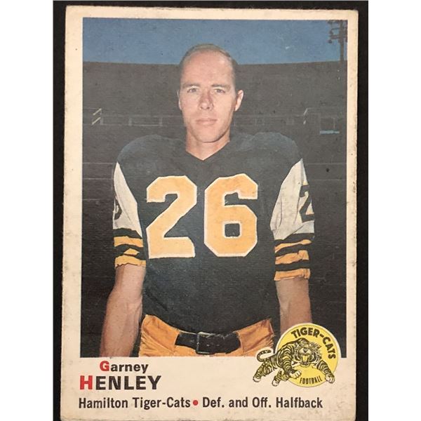 1970 O-PEE-CHEE CFL Garney Henley (HOF)