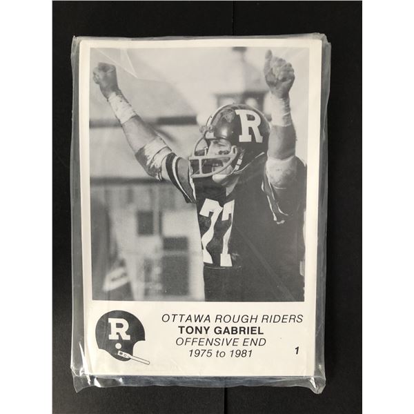 1982 JOGO Ottawa Rough Riders all time team greats set