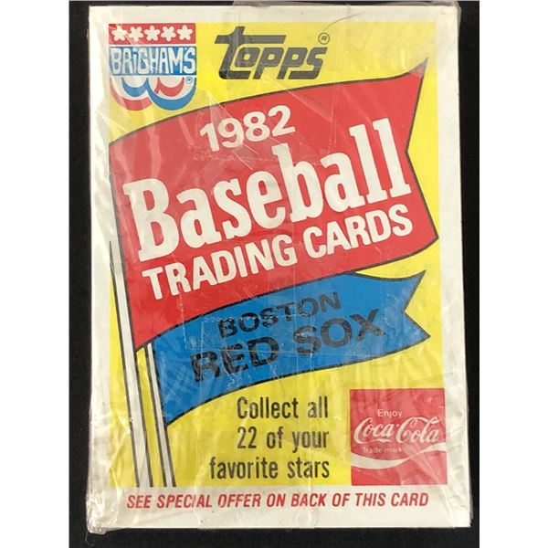 1982 BRIGHAM's Coca-Cola Boston Red Sox team set