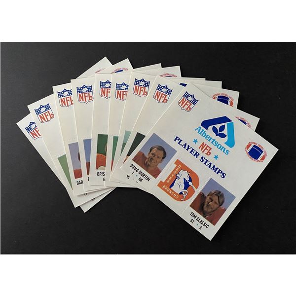 1980 Denver Broncos Albertsons police stamps