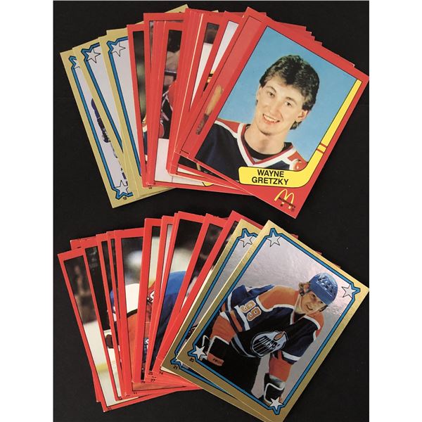 1982-83 McDonald's NHL All Star stickers set & album