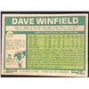 Image 2 : 1977 O-PEE-CHEE Dave Winfield (HOF)