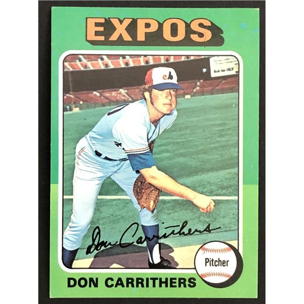 1975 TOPPS Don Carrithers