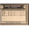 Image 2 : 1981 FLEER STAR STICKERS Rickey Henderson (RC) (HOF)