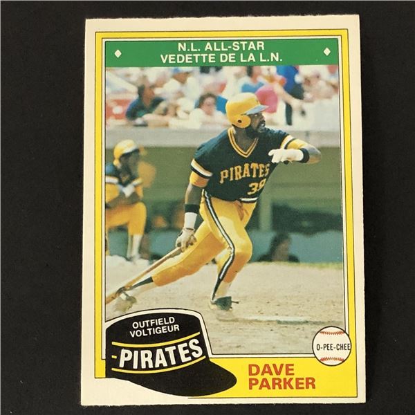 1981 O-PEE-CHEE Dave Parker