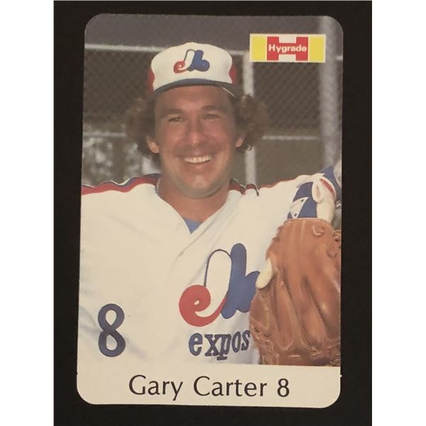 1982 HYGRADE MEATS Expos Gary Carter (HOF)