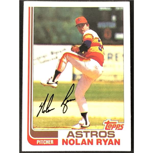 1982 TOPPS Nolan Ryan (HOF)