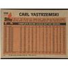 Image 2 : 1983 TOPPS Carl Yastrzemski (HOF)
