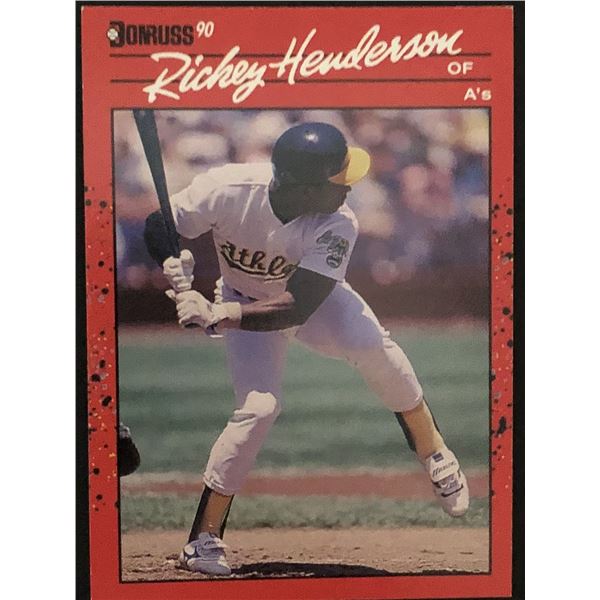 1990 DONRUSS Rickey Henderson (HOF)