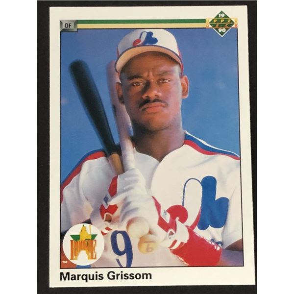 1990 UPPER DECK Marquis Grissom (RC)